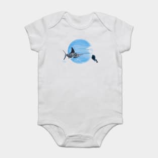 Marlin sea monster Baby Bodysuit